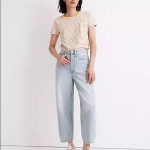 EUC Madewell Balloon Jeans in Fitzgerald Wash